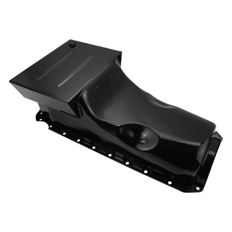 RTS Oil Pan, BB Chev, 427, 454, 502 Stroker, Steel, Black, Windage Tray,  Crank Scraper, 6.5 L Capacity, HQ-WB Holden