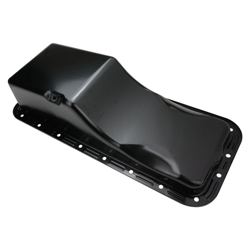 RTS Oil Pan Sump, Steel, Black Finish, Standard, BB For Ford FE