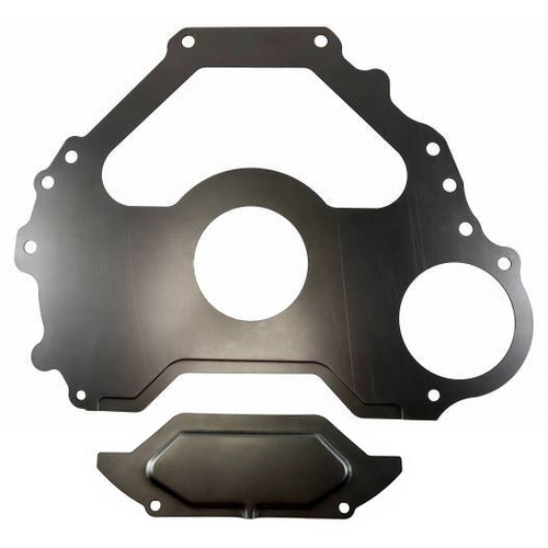 RTS OE, Sandwich Plate Kit,Transmission to Block. Ford C4,C10, 164 Tooth, Inspection Plate, Windsor, Cleveland, Kit