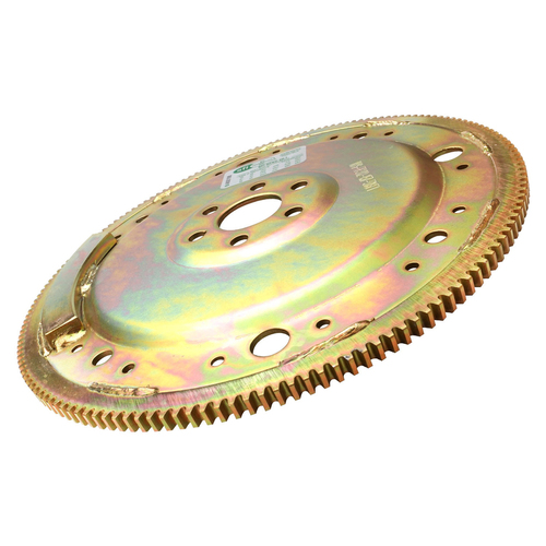 RTS Transmission Flexplate, SFI 29,1, Gold Zinc SB For Ford, 157 Tooth - 50 oz/in External - 10.5 Converter Bolt Circle
