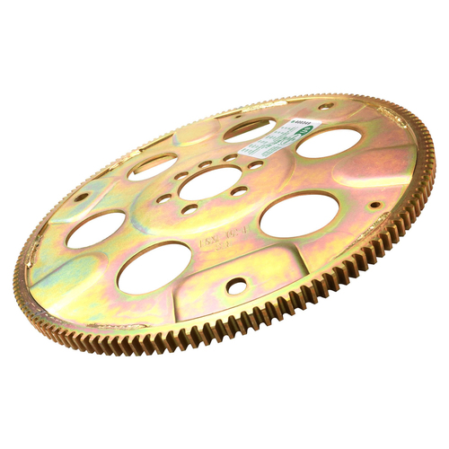 RTS Transmission Flexplate, SFI 29.1, Gold Zinc SB For Chevrolet, 153 Tooth - External - 1-piece rear seal