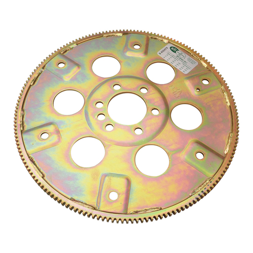 RTS Transmission Flexplate, Gold Zinc SB For Chevrolet, 168 Tooth - External - 1-piece rear seal