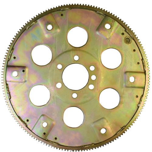 RTS Transmission Flexplate, Gold Zinc SB For Chevrolet, 168 Tooth - External