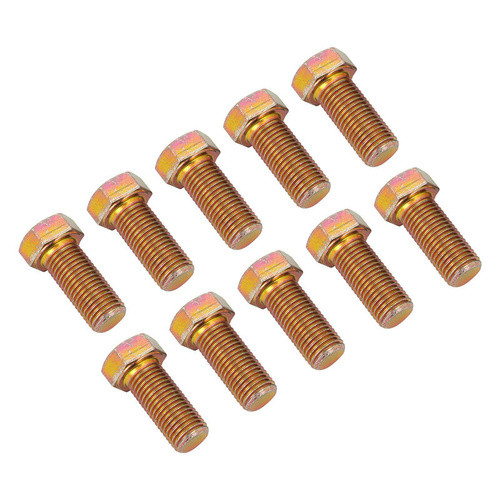 RTS Ford 9 Inch Crown Wheel, Ring Gear, Grade 8 Bolt, 7/16 in.-20, 1.00 in. UHL Length, Set of 10