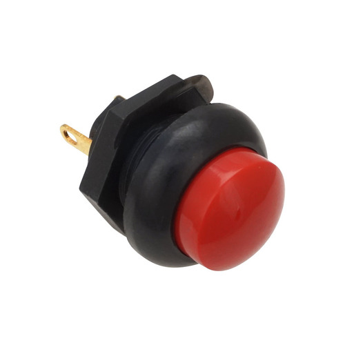 RTS Switch, Push Button, Trans-Brake, Plastic, Red, 15 Amps