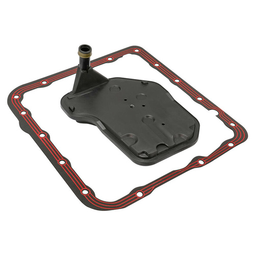 RTS Transmission Filter Service Kit, GM TH700 / 4L60E, Filter & Tube Seal, Pan Gasket, Silicone Bead w/Steel Core, LubeLocker Style, 1.25mm Thick, Kit