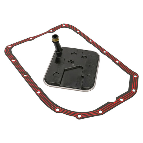 RTS Transmission Filter Service Kit, GM 4L80E, Filter & Tube Seal, Pan Gasket, Silicone Bead w/Steel Core, LubeLocker Style, 1.25mm Thick, Kit